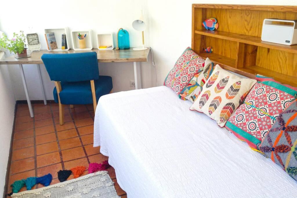 Apartamento Estúdio vista mar com A/C e acesso privado à praia Sesimbra Exterior foto